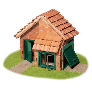 Building set - house with tiles - 200 pieces